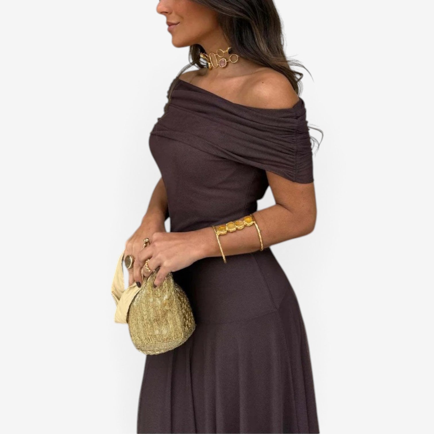 Karissa™ Draped maxi dress
