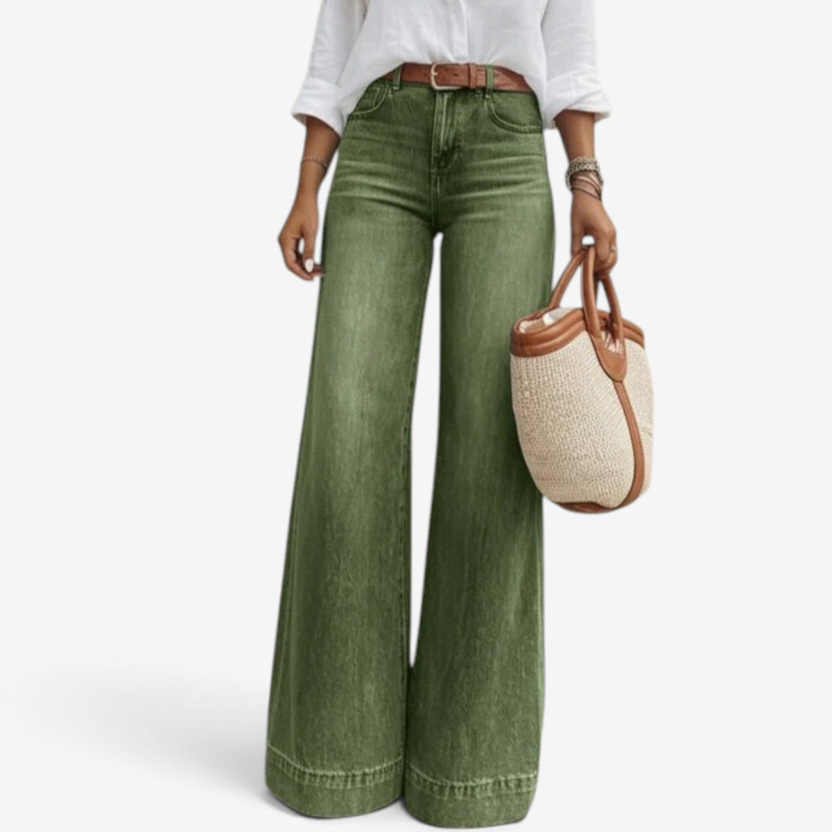 Macy™ Wide-leg flare jeans