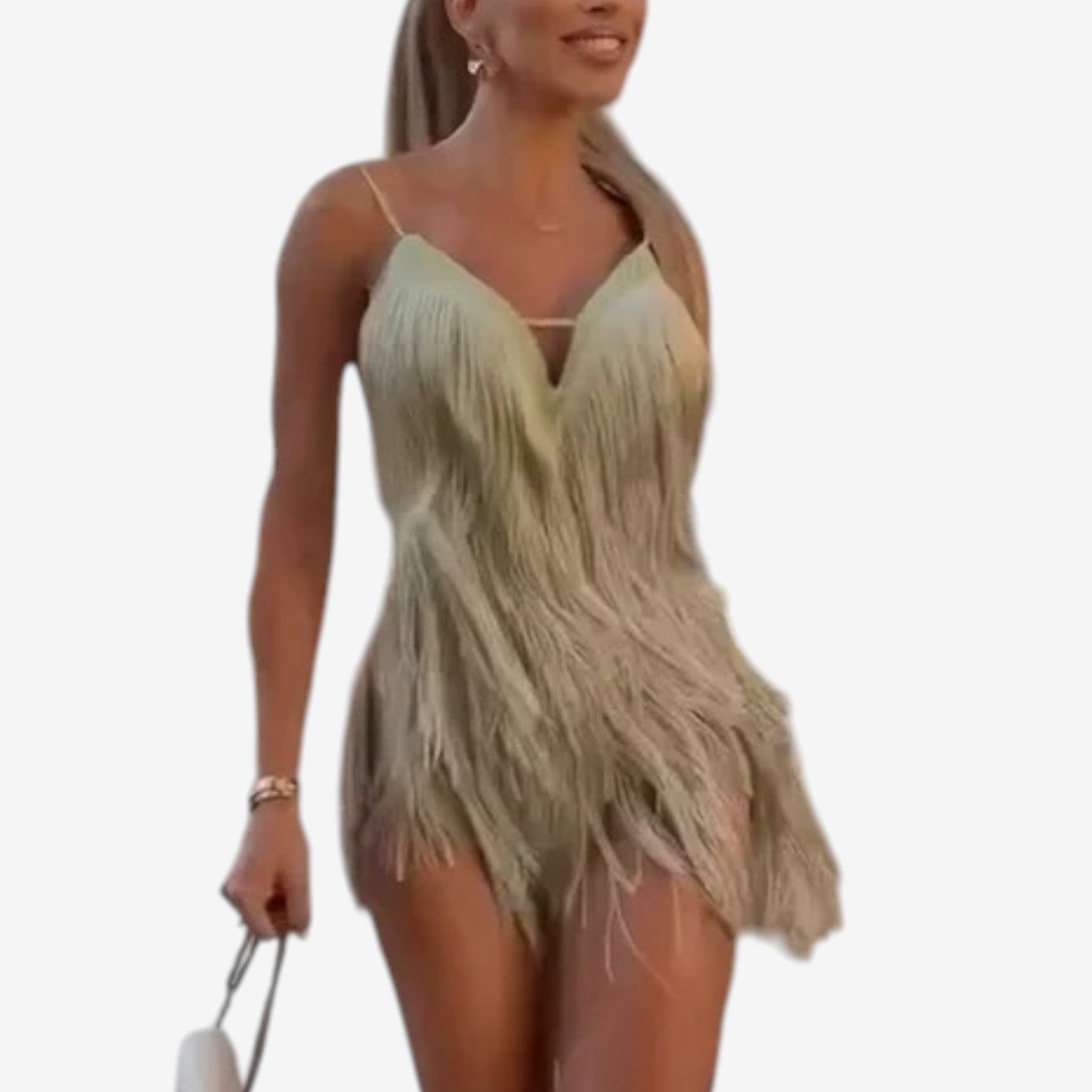 Katrina™ Tassel fringe mini dress