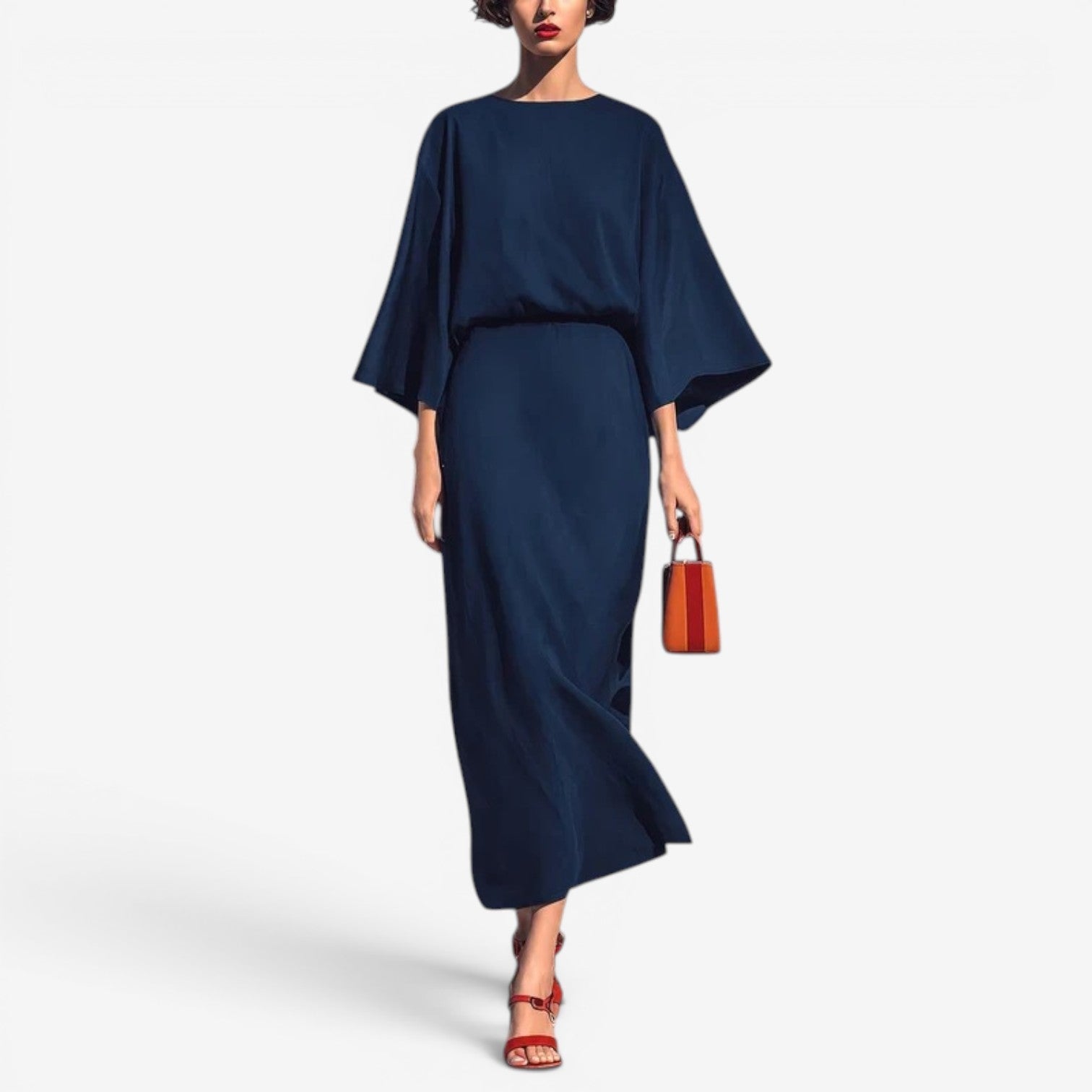 Karel™ Long blouse dress