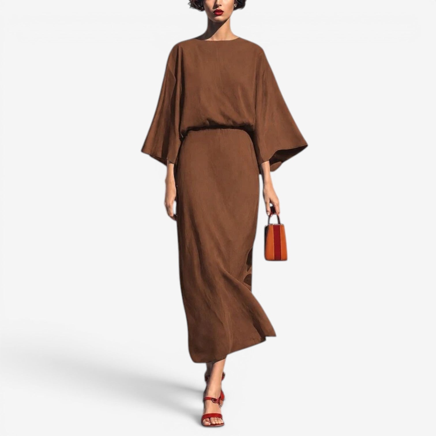 Karel™ Long blouse dress