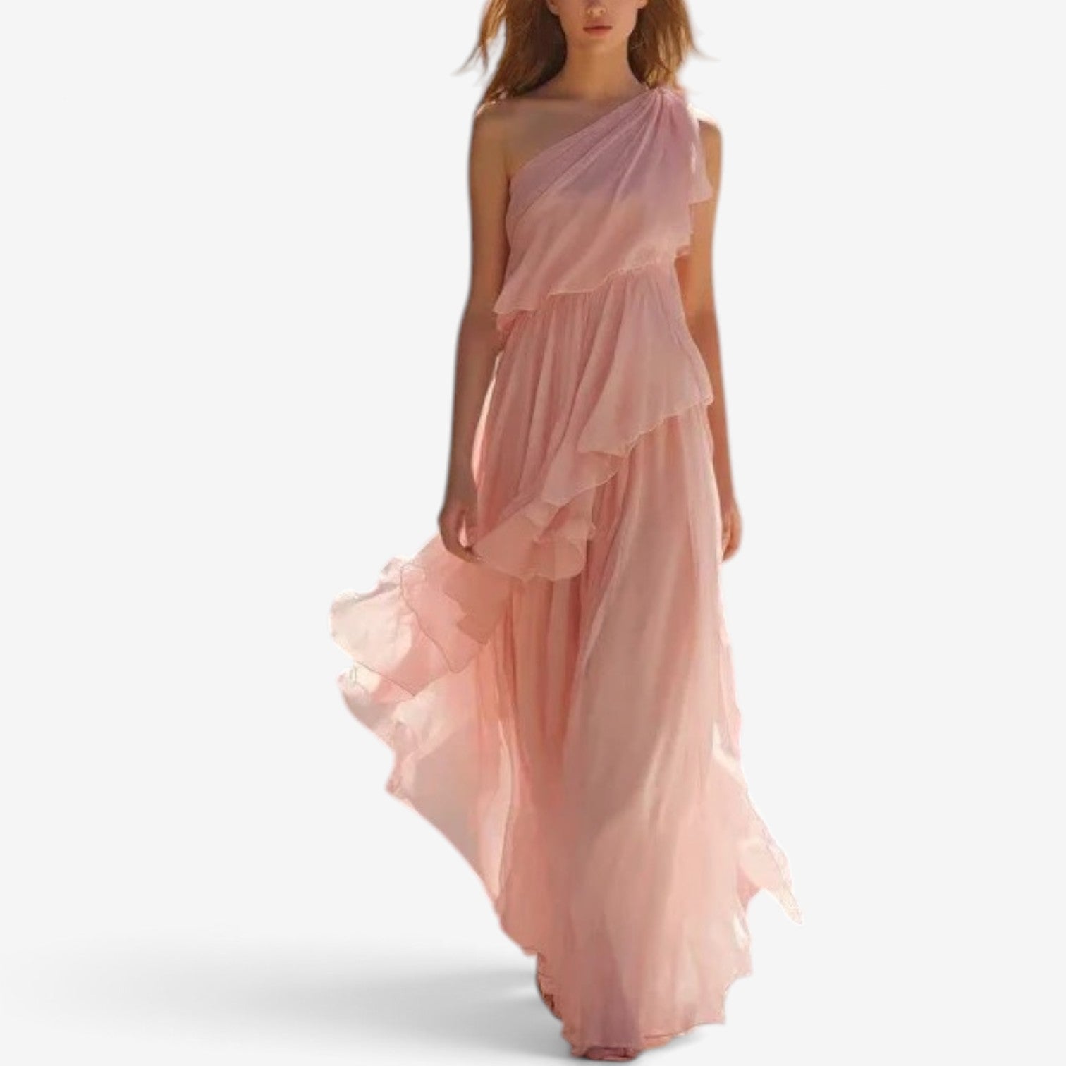 Blaire™ Long one-shoulder dress