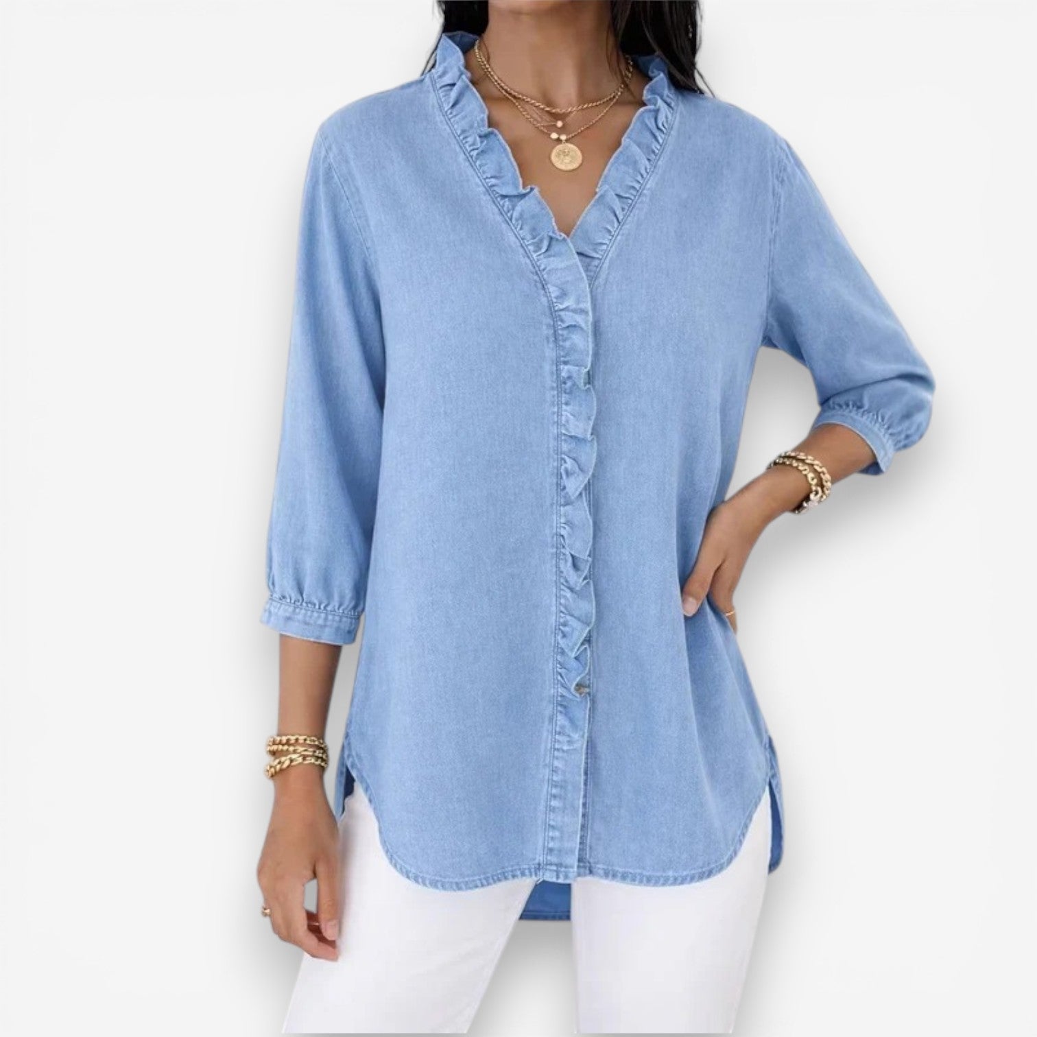 Carmina™ Long flowing shirt