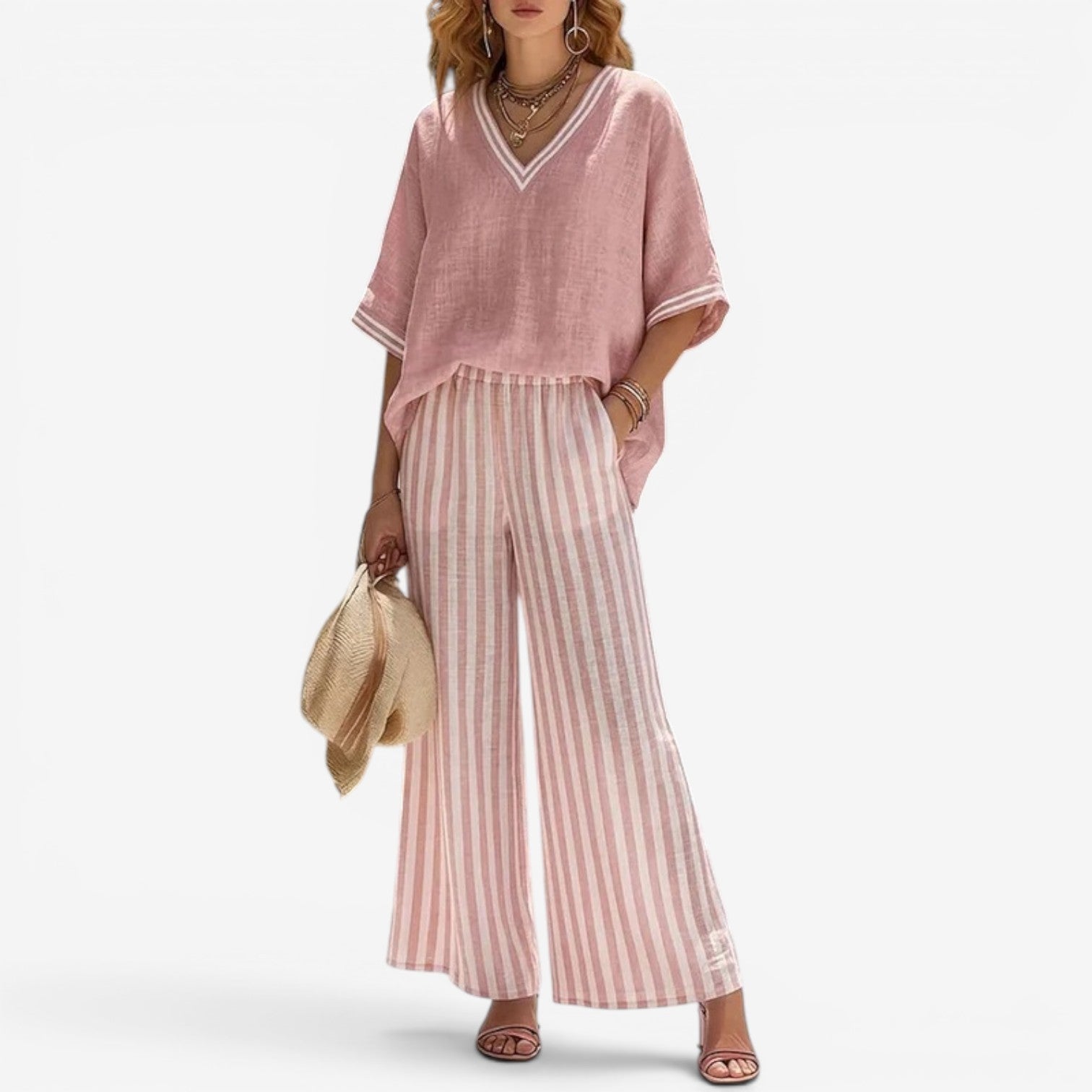 Brianna™ Striped Two-Piece Set