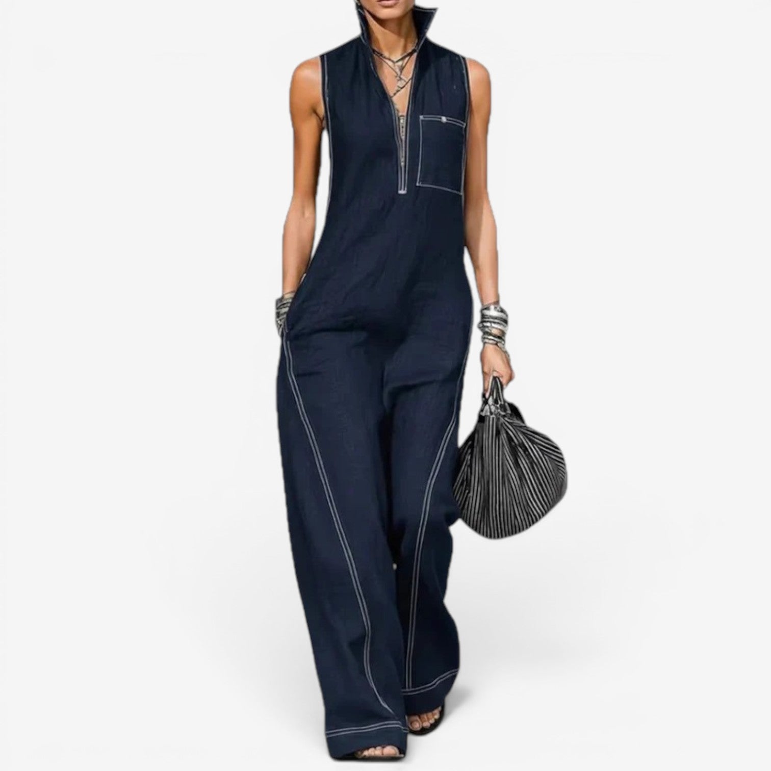 Tanya™ Sleeveless jumpsuit