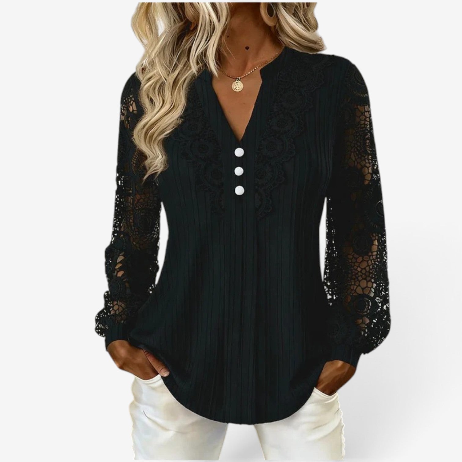 Rhea™ Long-sleeved blouse