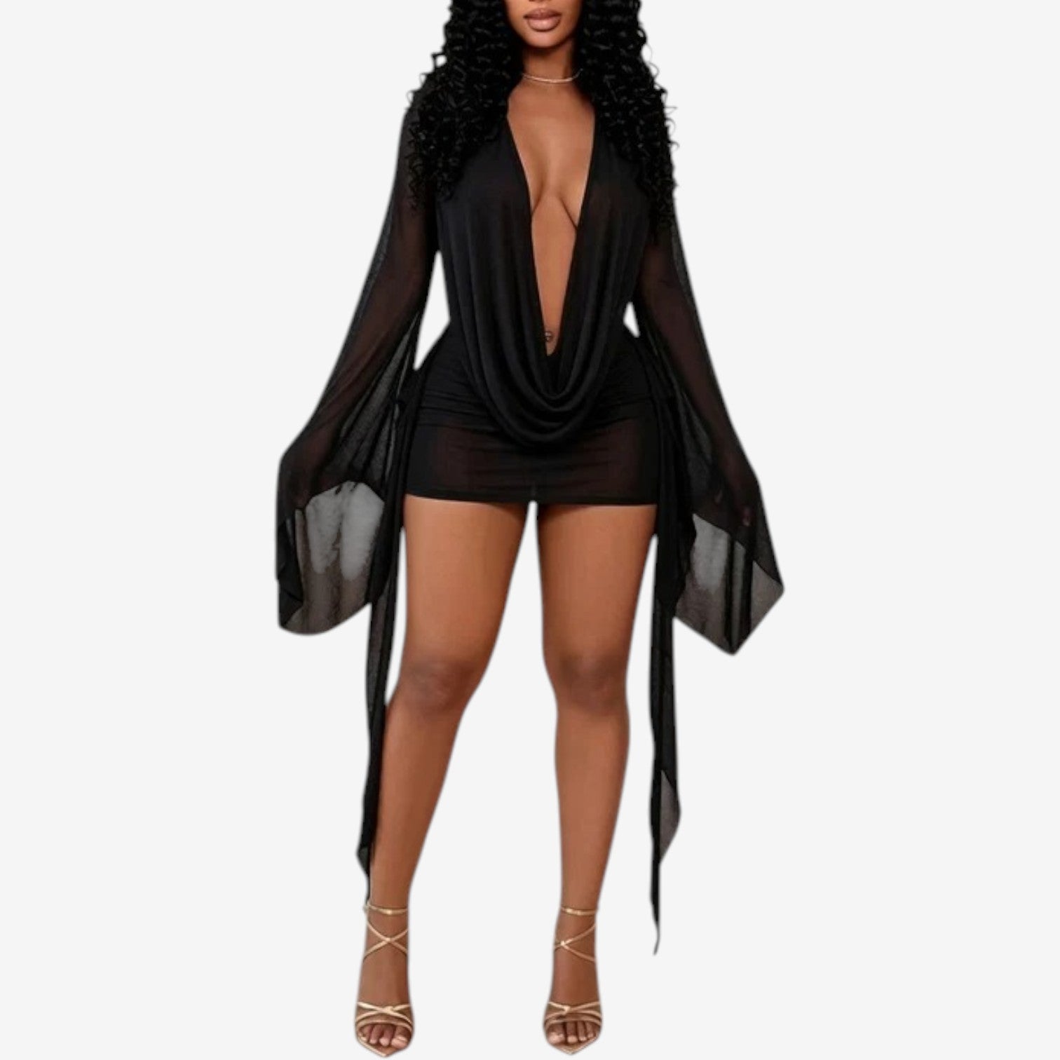 Ricca™ Chiffon mini dress