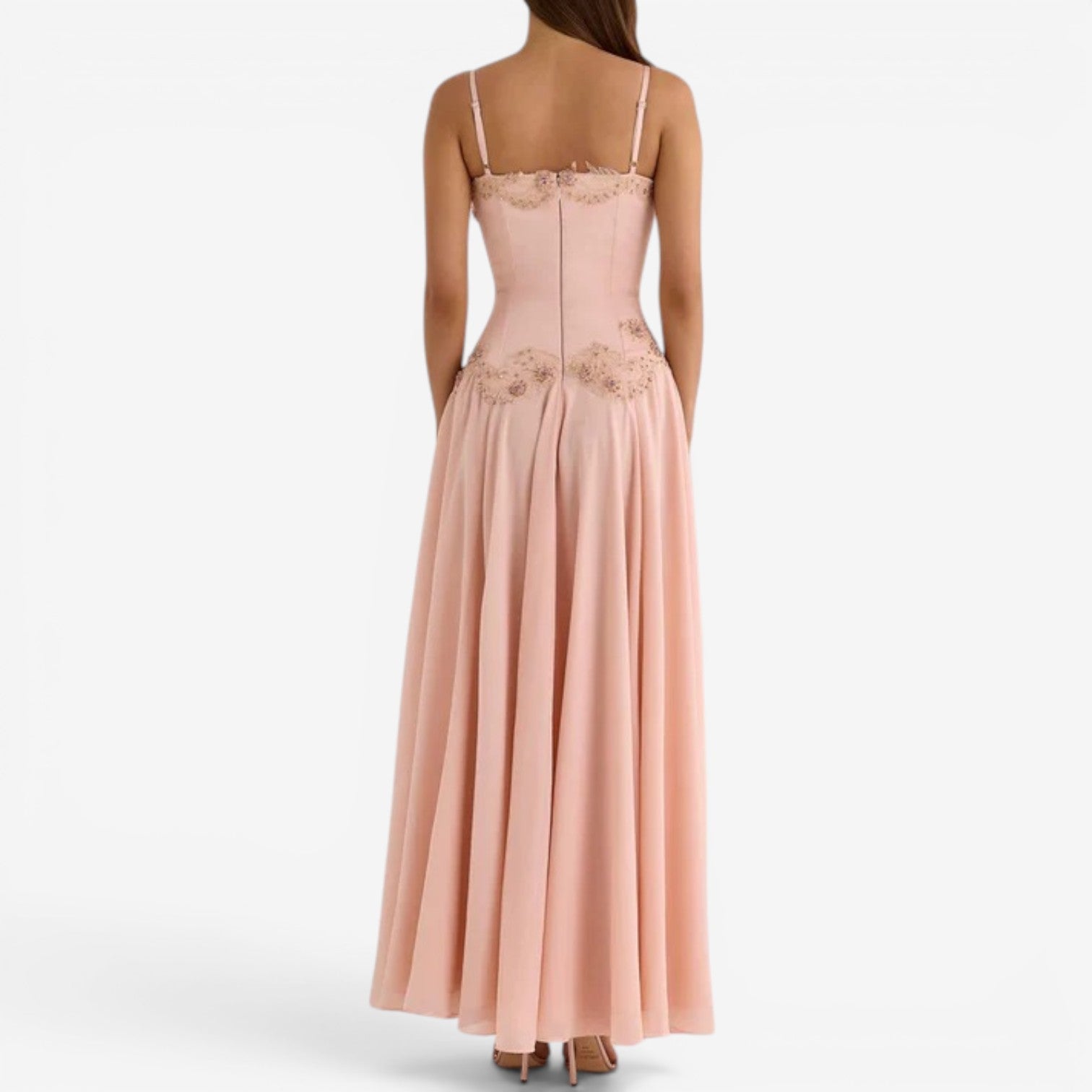 Kyla™ Long chiffon dress