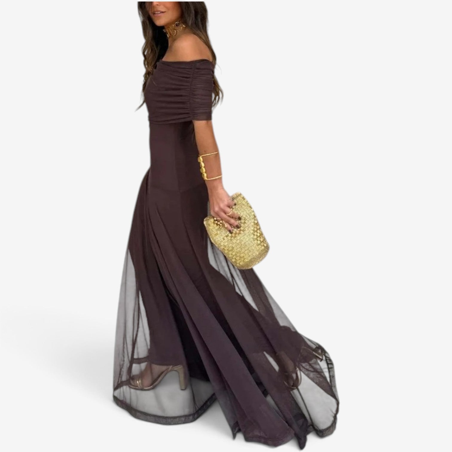 Karissa™ Draped maxi dress