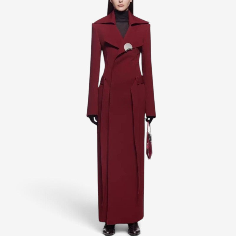 Martina™ Tailored trench maxi coat