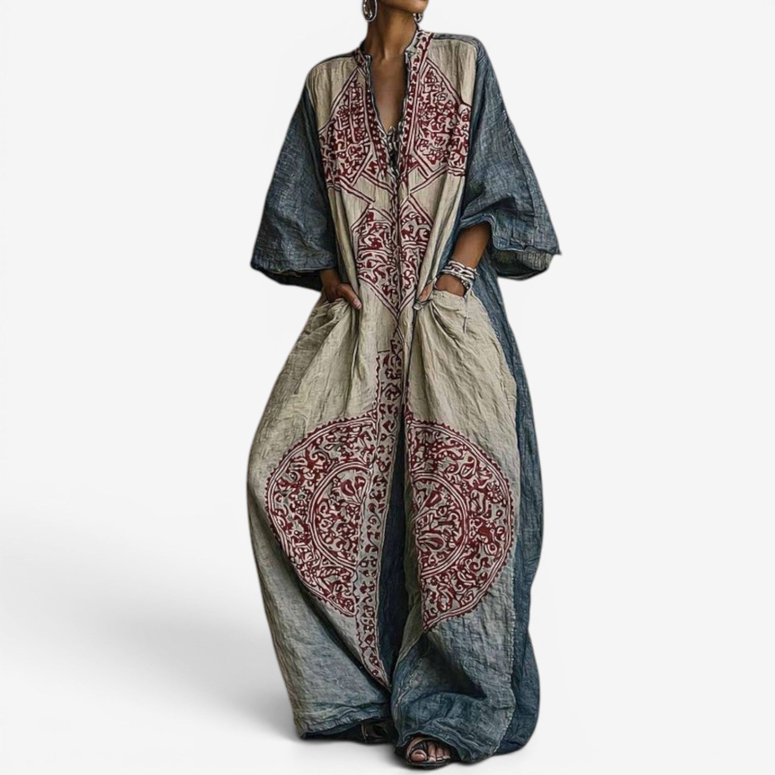 Kylie™ Ethnic Print Jumpsuit