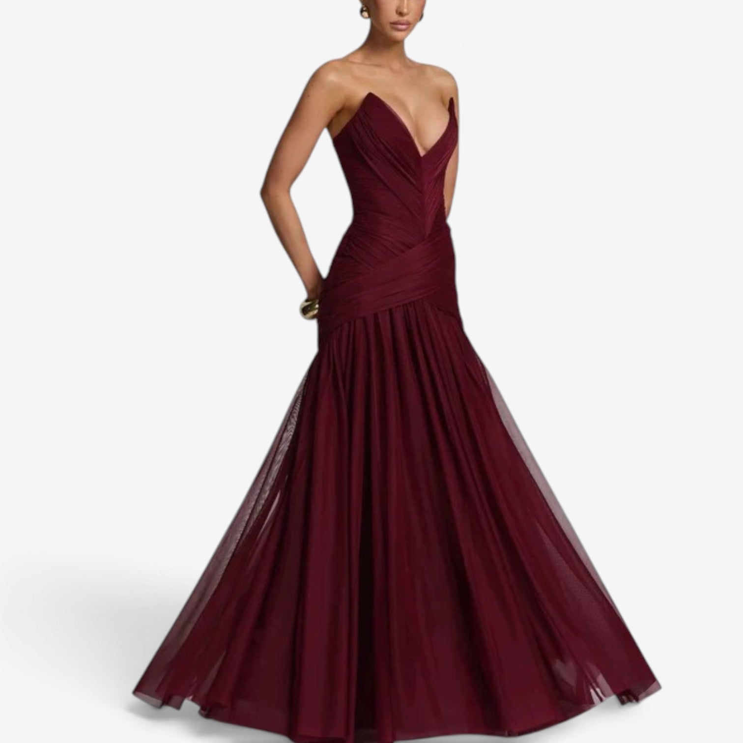 Raiah™ Strapless ball gown