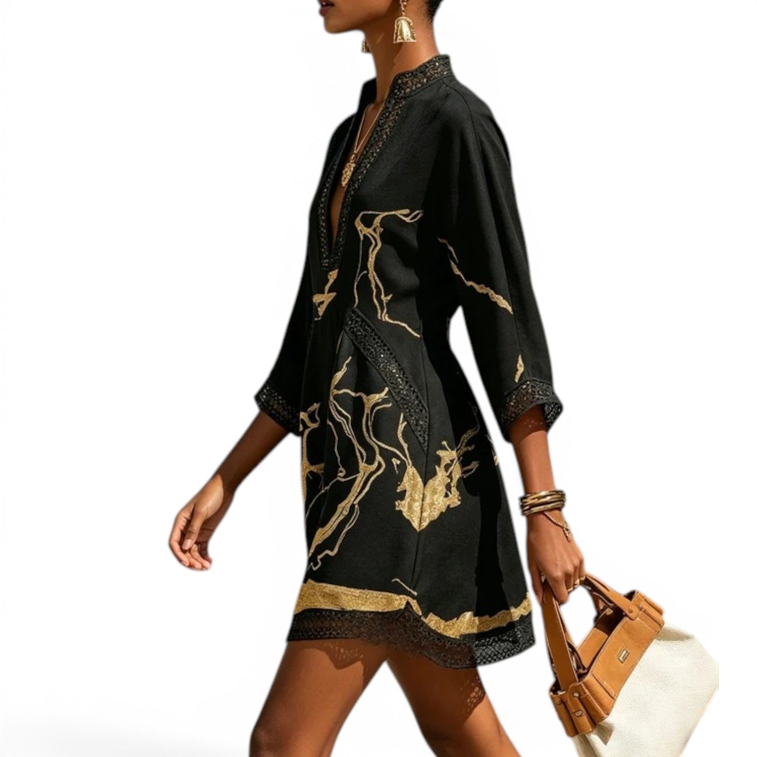 Sevira™ Short tunic dress
