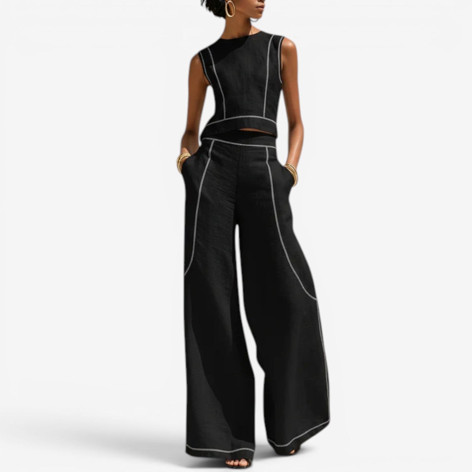 Aiah™ Linen coordinated set