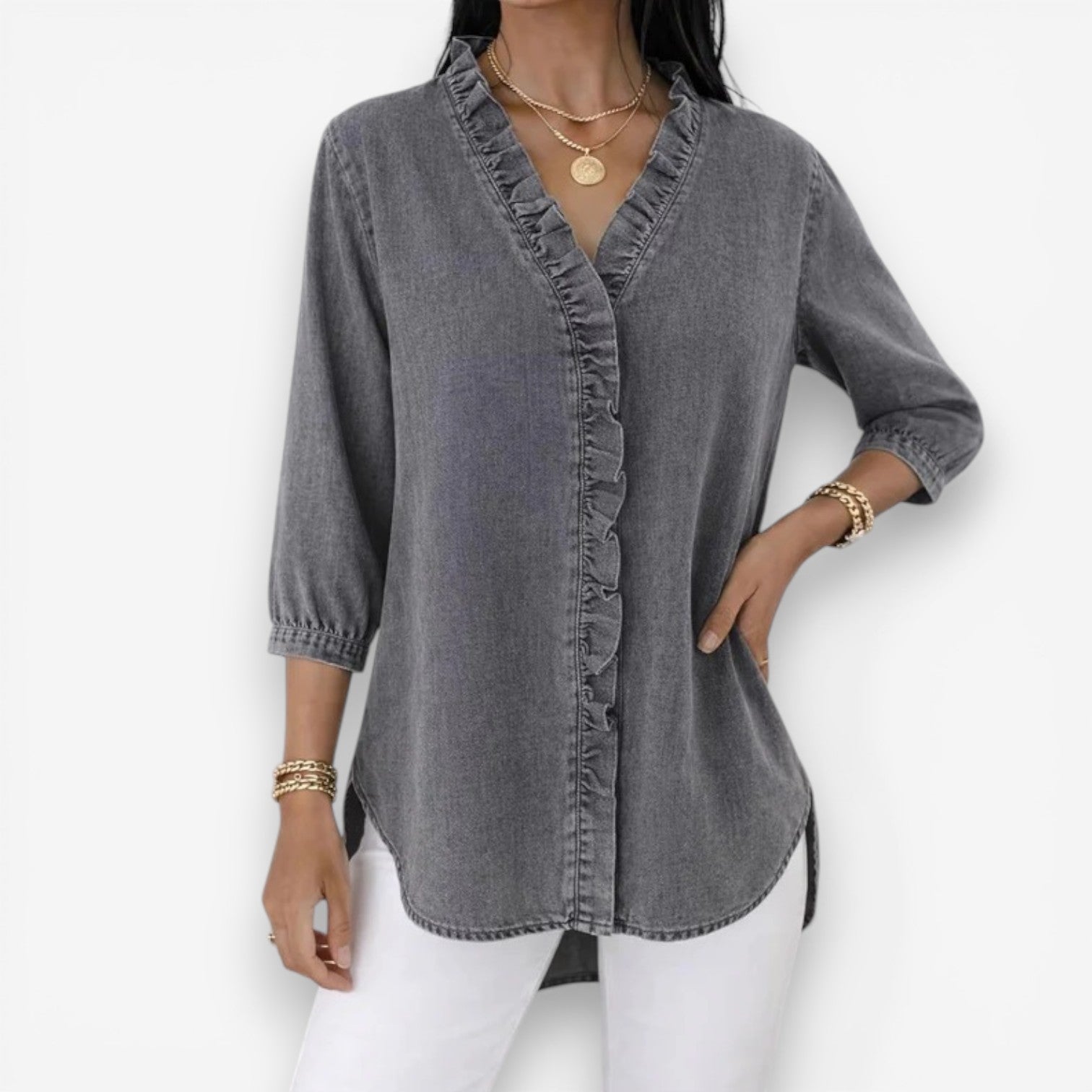 Carmina™ Long flowing shirt