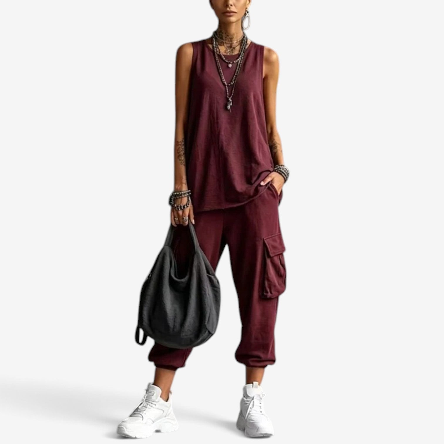 Ellie™ Two-piece sleeveless top