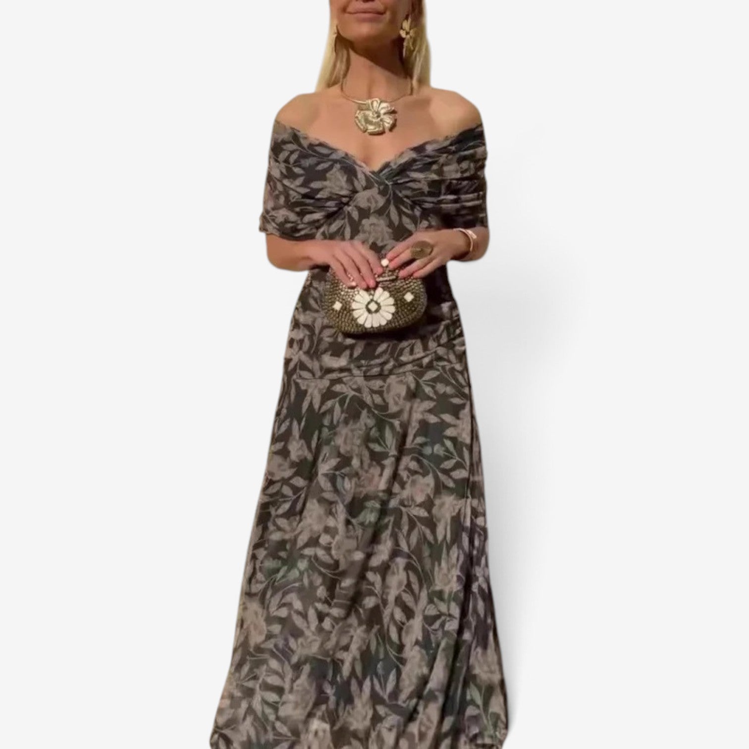 Daliah™ Off-shoulder maxi dress