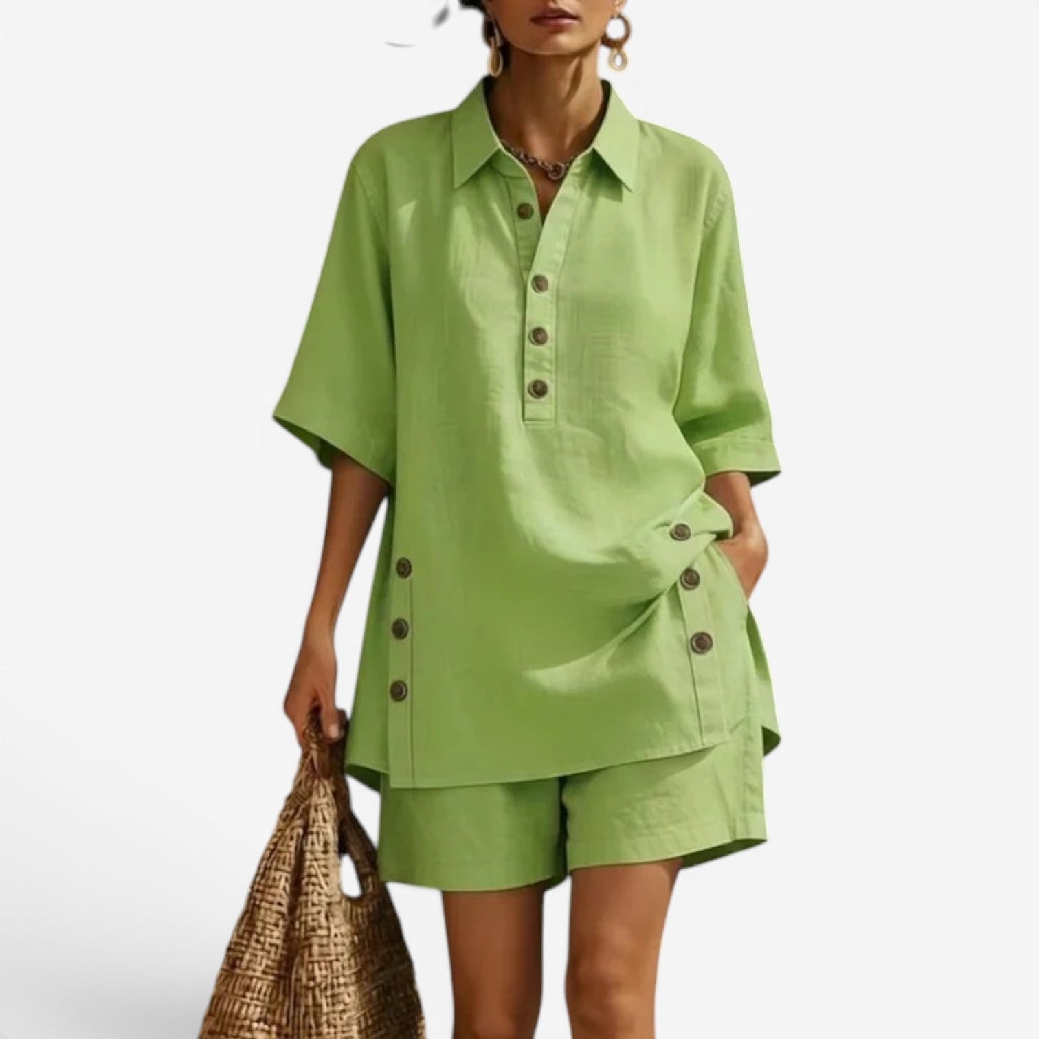 Thalia™ Shirt and shorts set