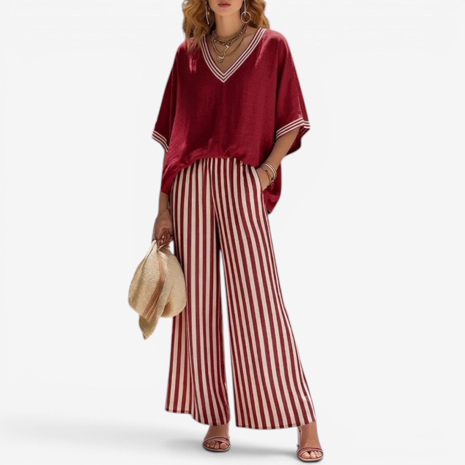 Brianna™ Striped Two-Piece Set
