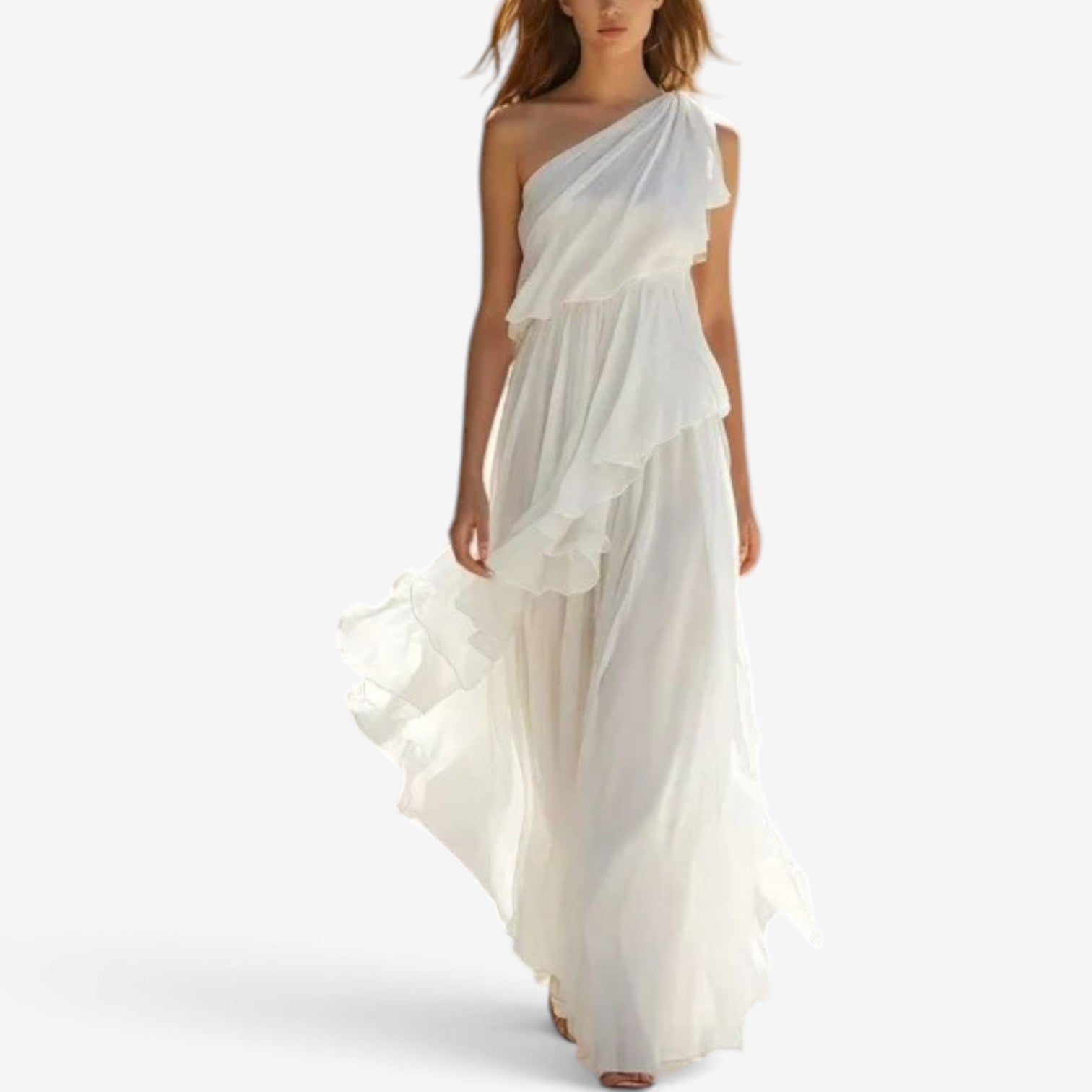 Blaire™ Long one-shoulder dress