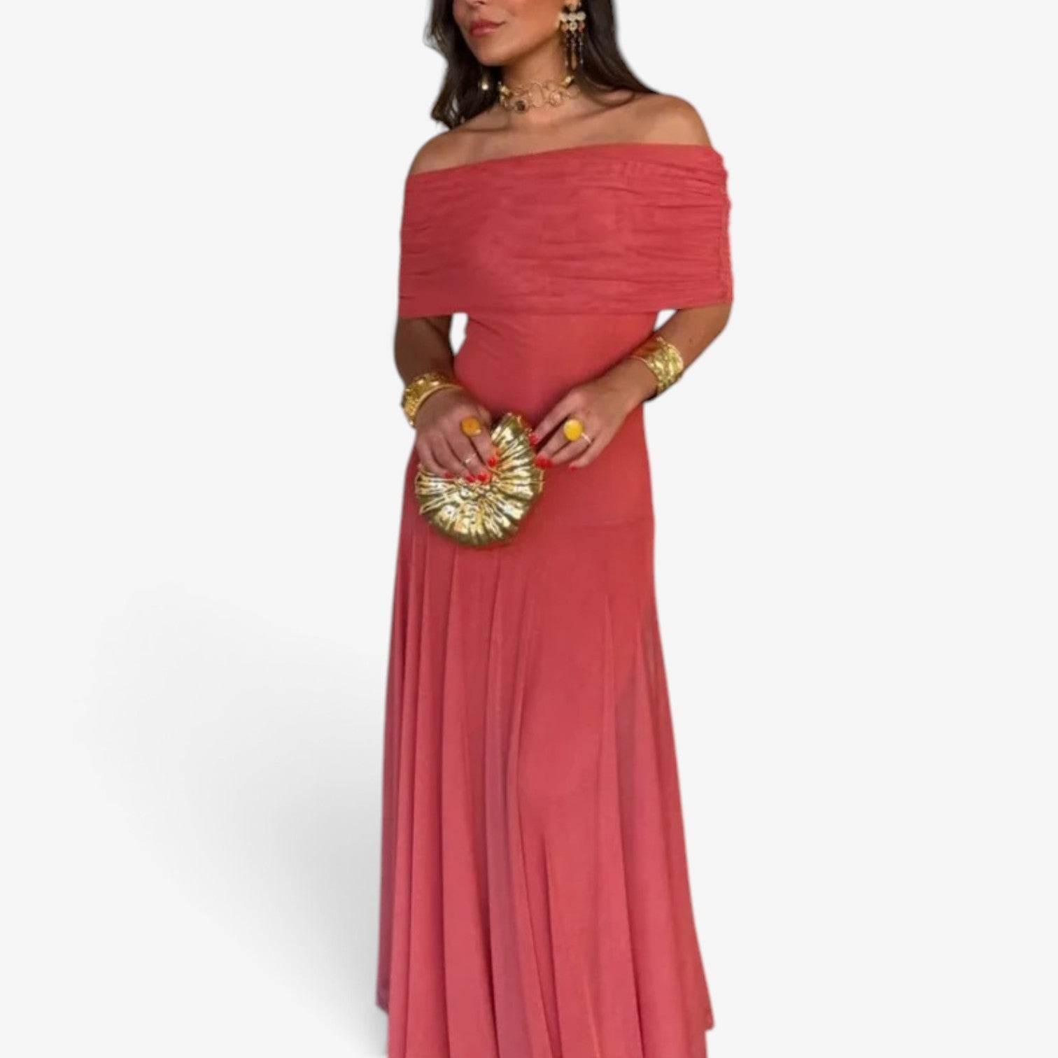 Karissa™ Draped maxi dress