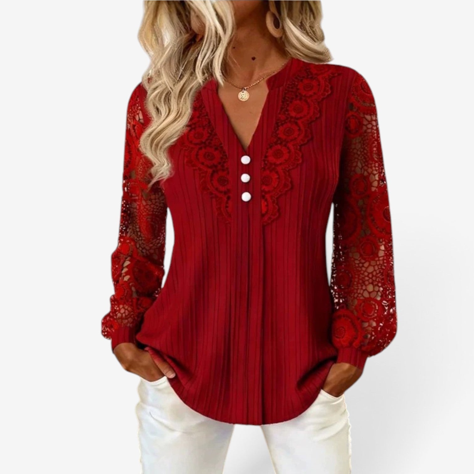 Rhea™ Long-sleeved blouse