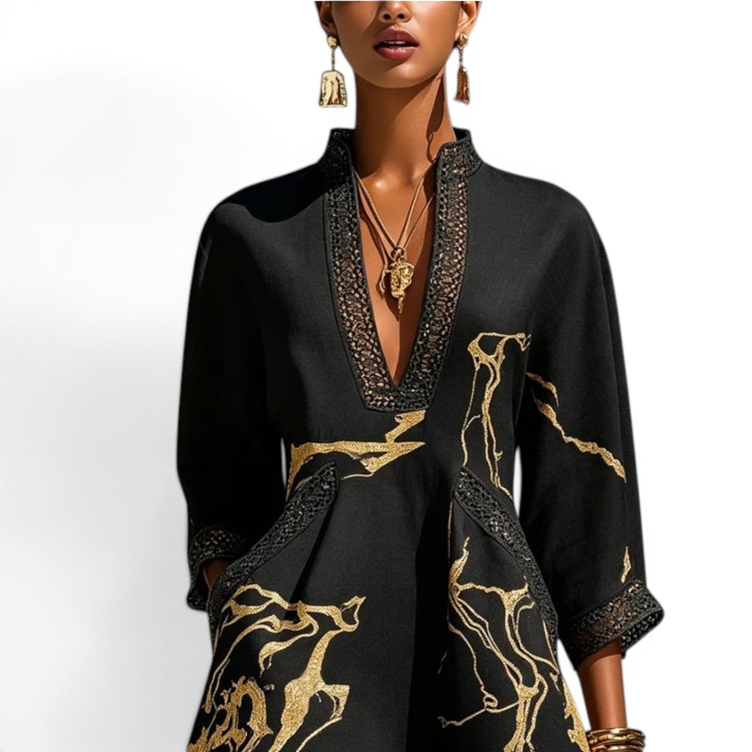 Sevira™ Short tunic dress