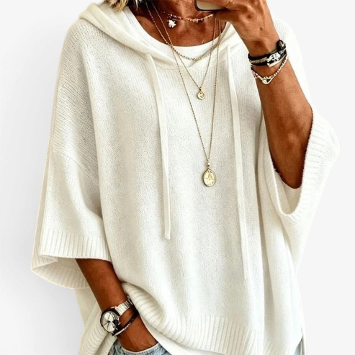 Primrose™ Drawstring Hoodie Sweater