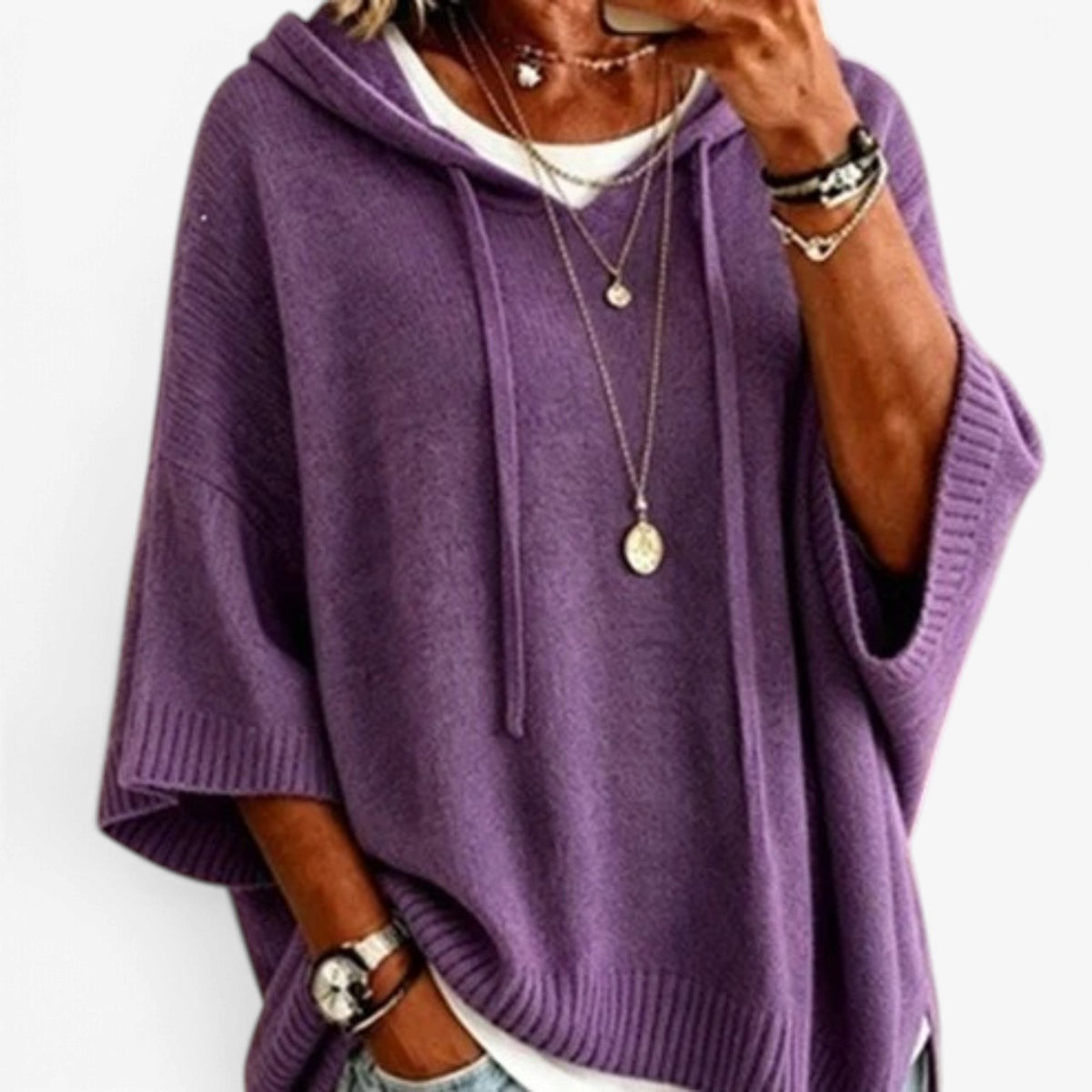 Primrose™ Drawstring Hoodie Sweater
