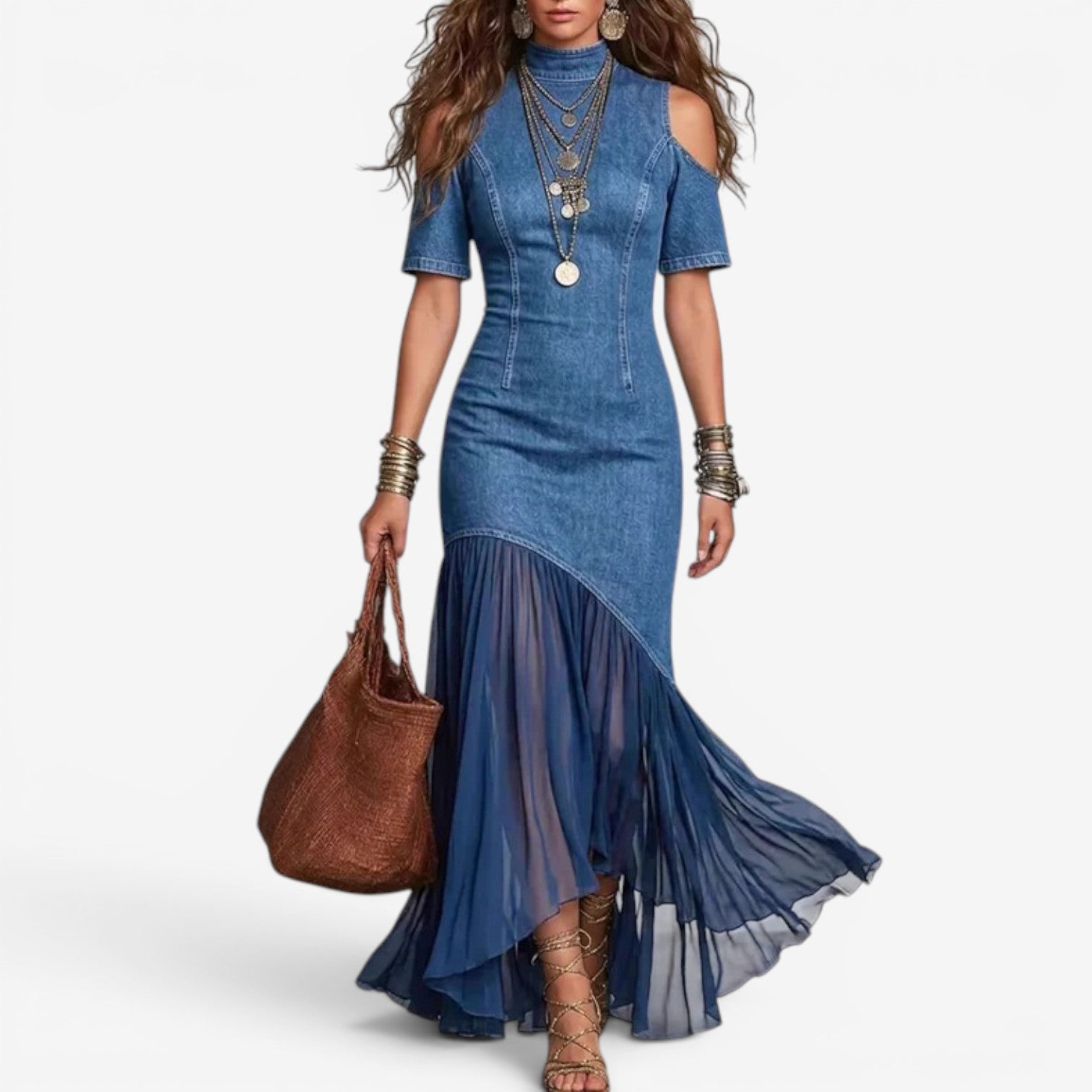 Kimberley™ Long denim dress