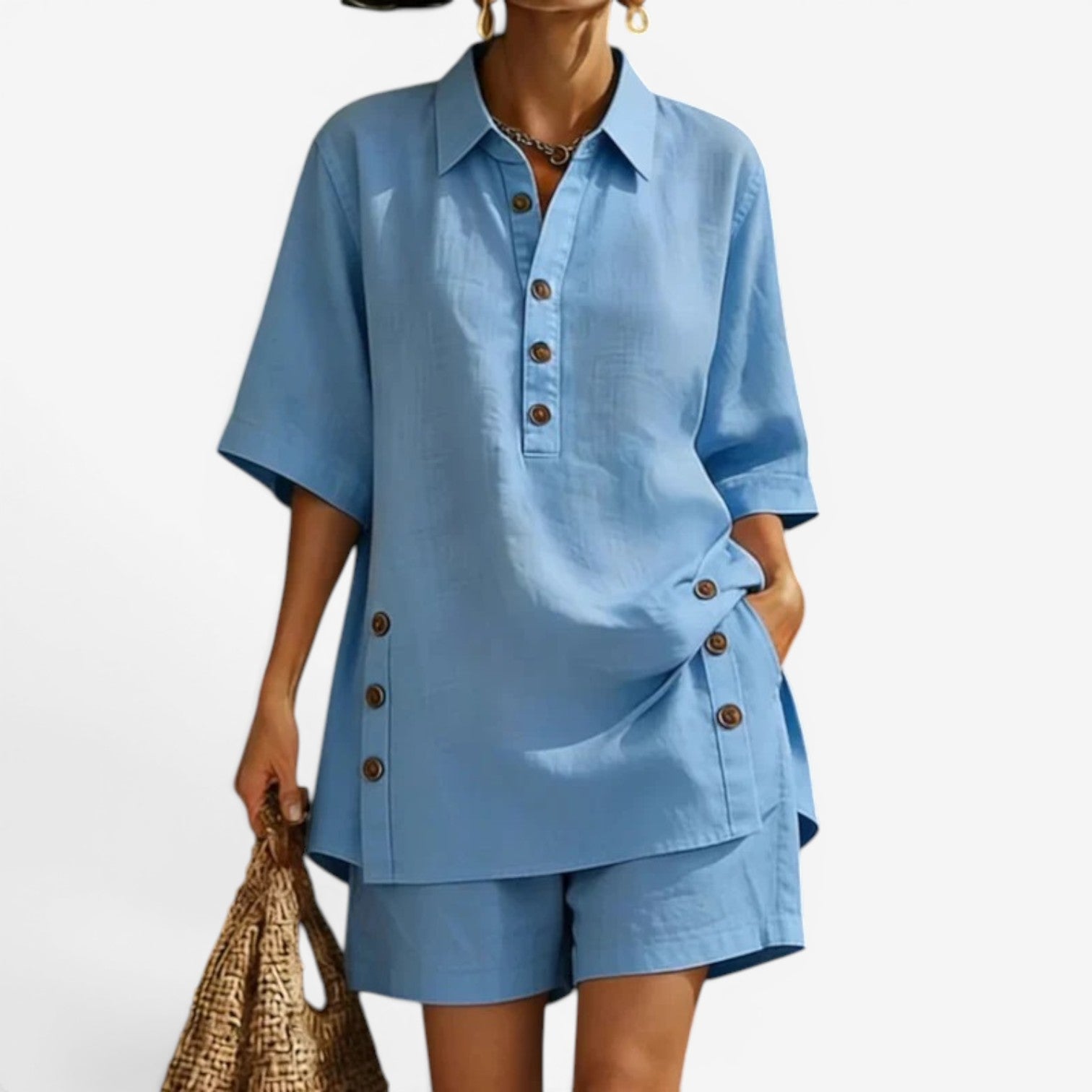 Thalia™ Shirt and shorts set