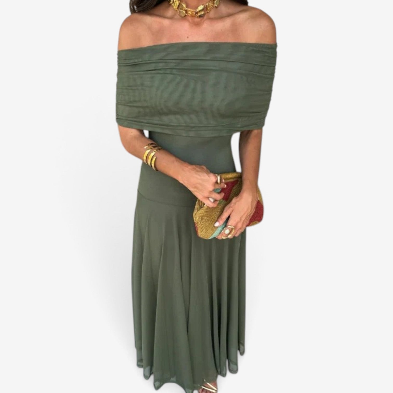 Karissa™ Draped maxi dress