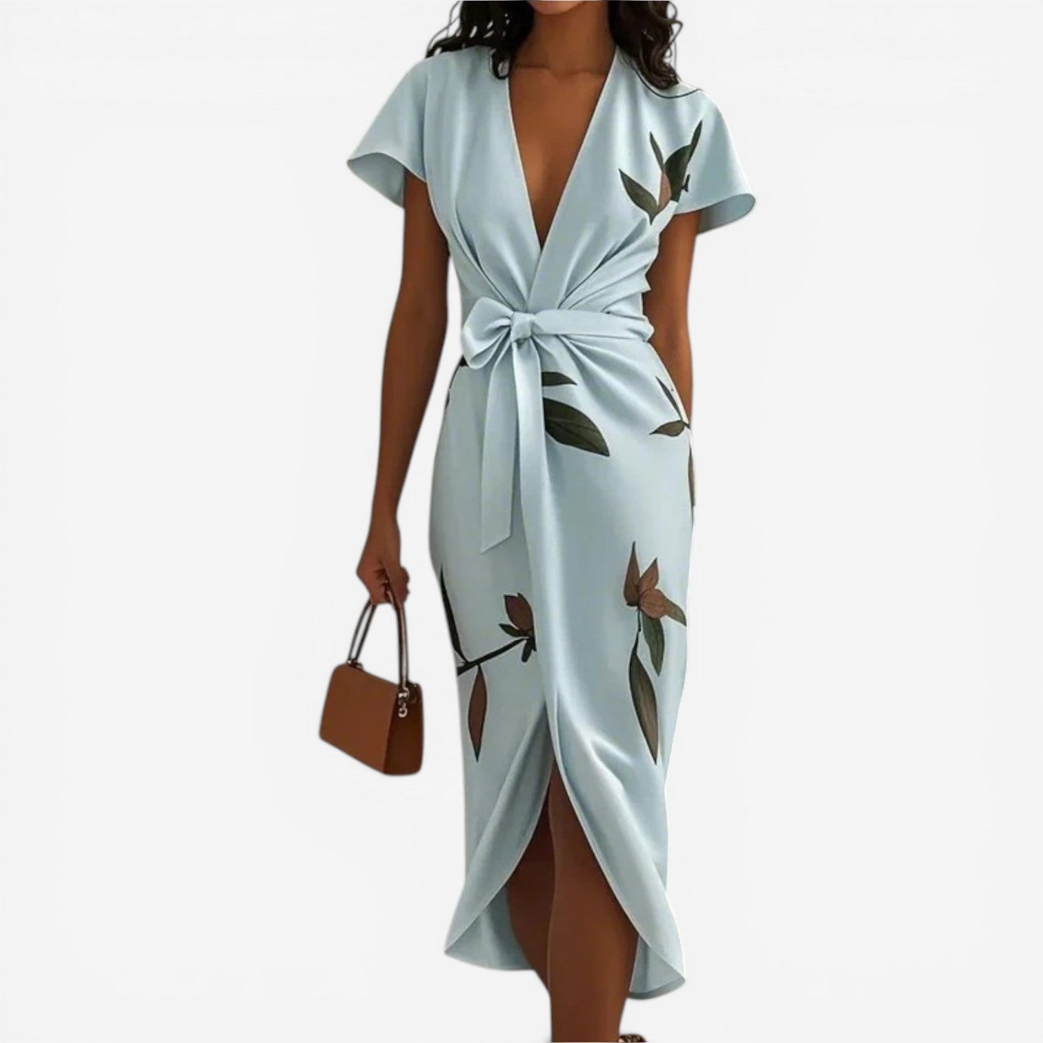 Hailey™ Wrap midi dress