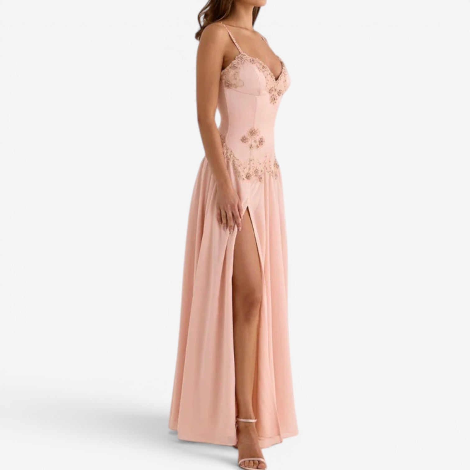 Kyla™ Long chiffon dress