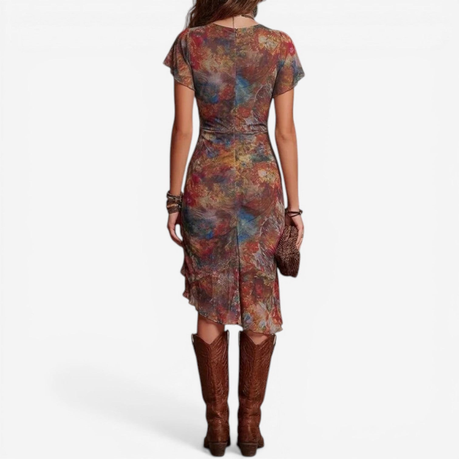 Salina™ Draped midi dress