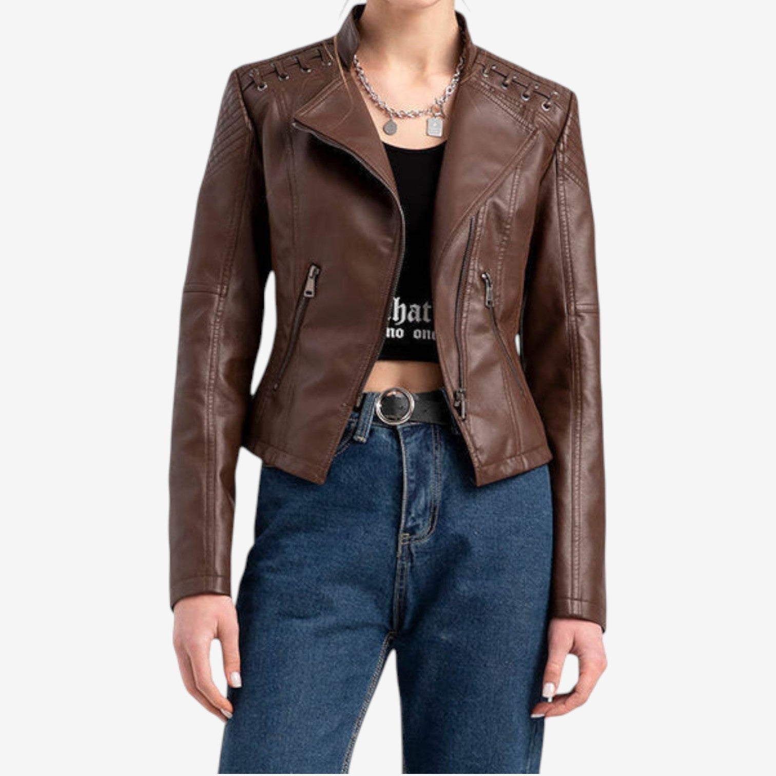 Fleur™ Short Biker Jacket