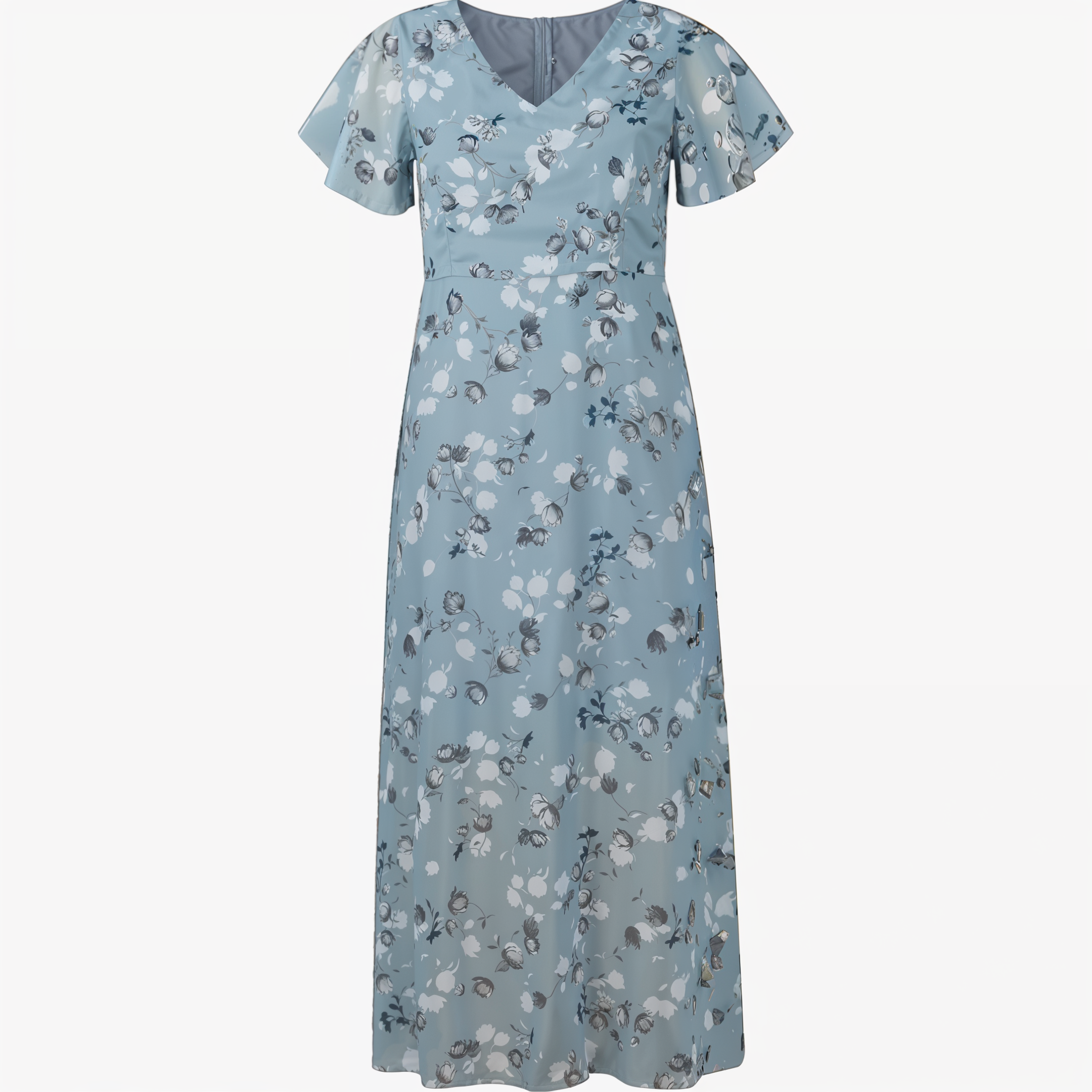 Élodie™ Midi Fluid V-Neck