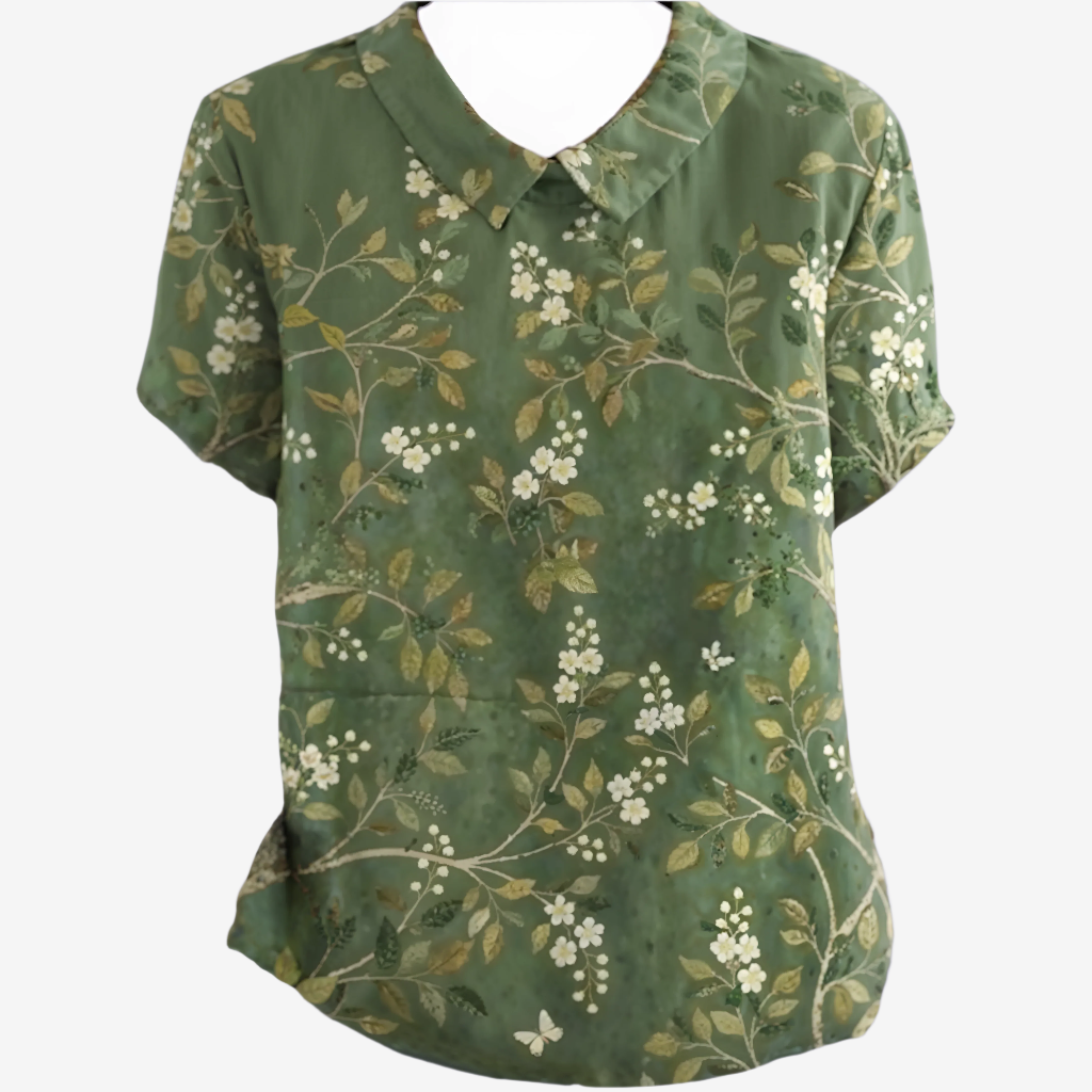 Amélie™ Vintage Linen Blouse