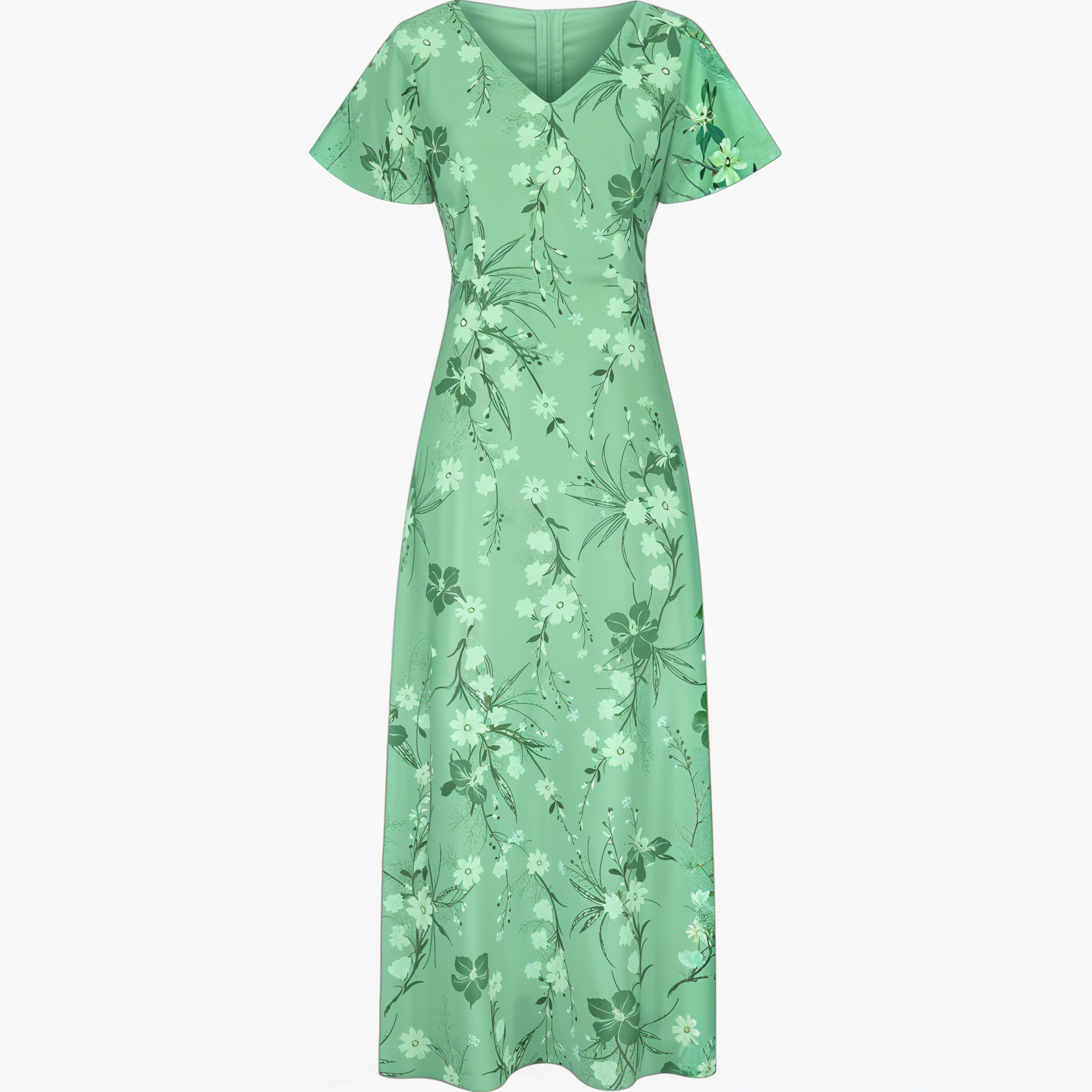 Élodie™ Midi Fluid V-Neck