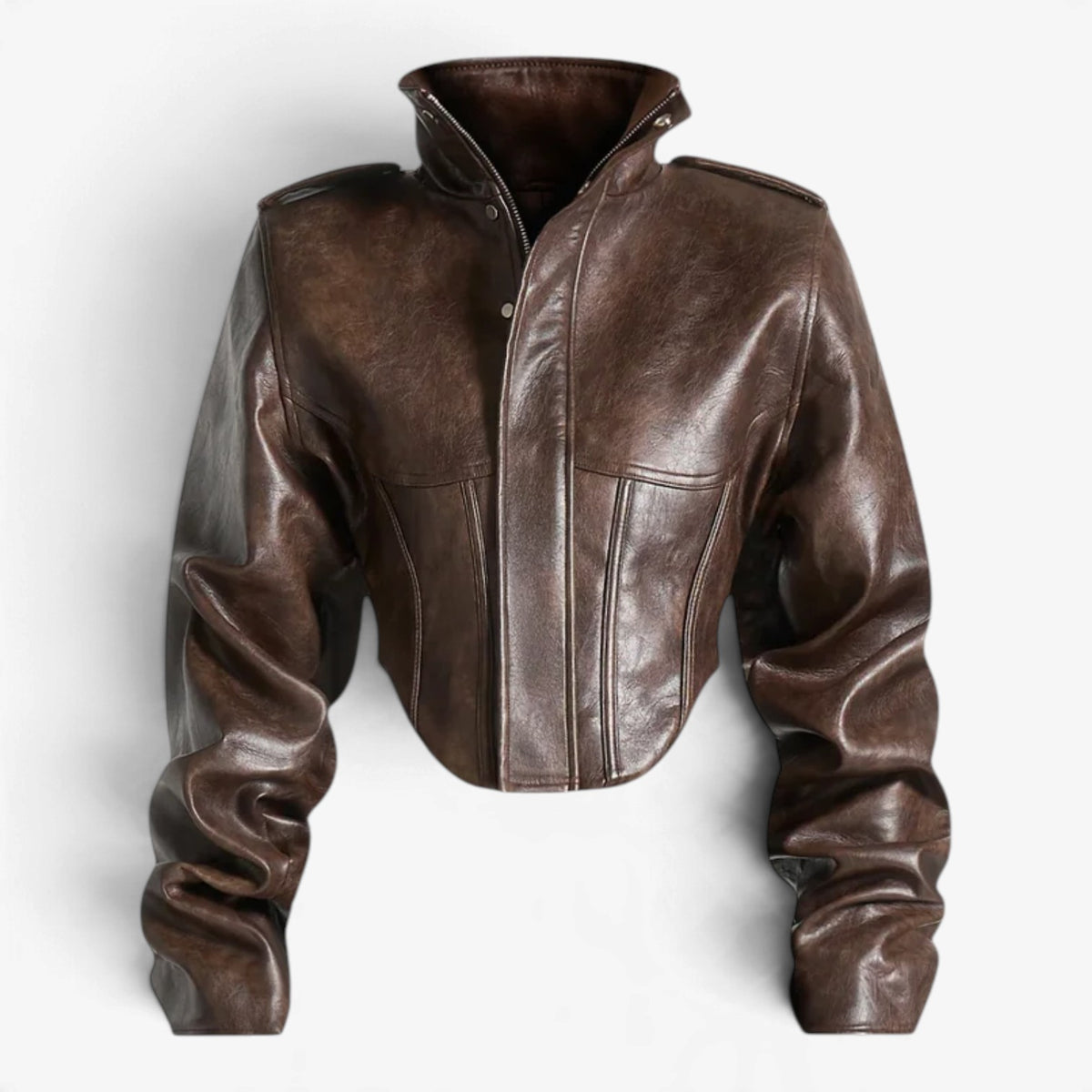 Cosette™ Structured Funnel Collar Jacket